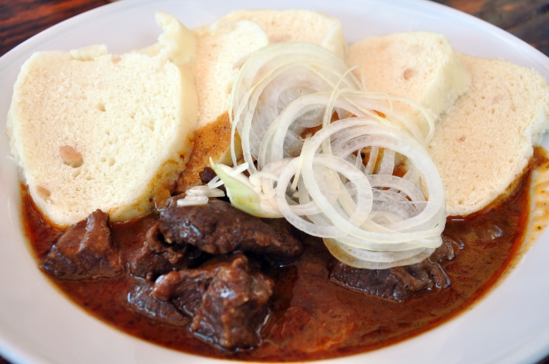 Goulash is one of the most famous dishes to eat in Prague Goulash is one of the most famous dishes to eat in Prague